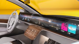 大陆集团展示带隐形控制面板的曲面显示屏和用于驾驶员识别的创新技术