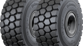 Liebherr wheel loader available with Continental  EM-Master