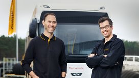 Reifenprototypen für Elektrobusse  im Test auf dem Contidrom