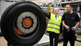 German Chancellor Olaf Scholz Visits Continental